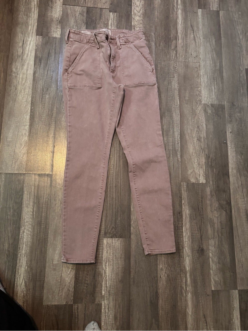 Universal Thread High-Rise Rose Taupe Utility Jeans